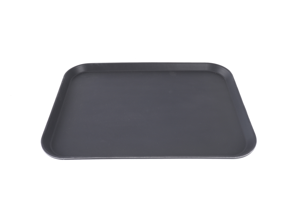 [PE6916] FG Anti-skid | Black Rectangular Salver (Serving Tray) 15x20in
