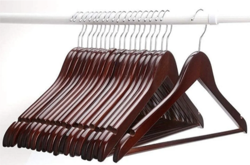 [PE1508
 Dark] Hanger wooden / Dark Wood