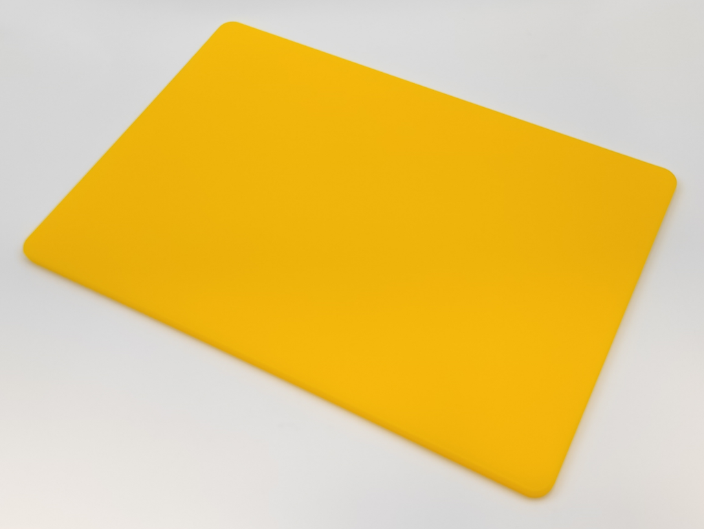 [HD4530-2.5-Yellow] Chopping Board Rectangular Yellow 12x18x1in