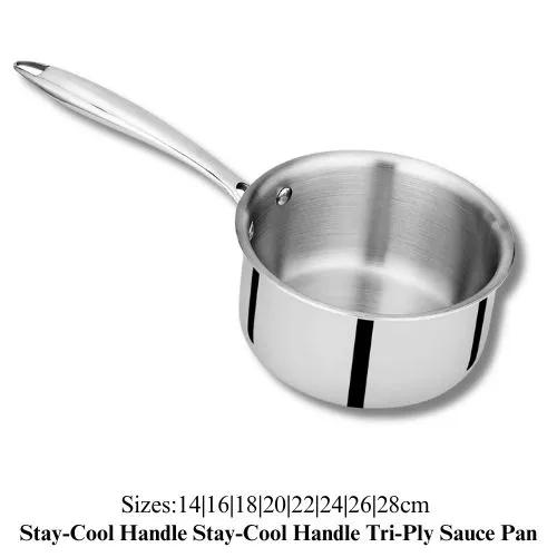 [PE5170] Stay-Cool Handle Tri-Ply Sauce Pan 14cm x H8.5cm
